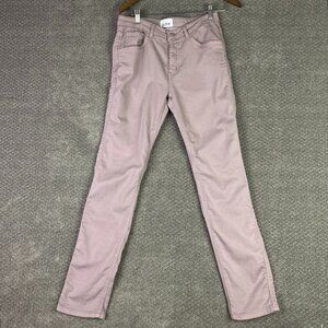 DU/ER No Sweat Slim Straight Stretch Pants Women's 29 x 32 Lilac Pink